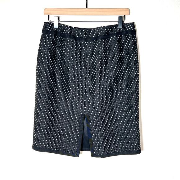 Nanette Lepore black straight pencil skirt size 8 B94 - Picture 4 of 4